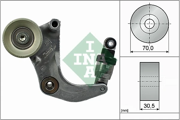 Belt Tensioner, V-ribbed belt
